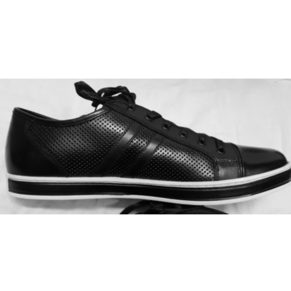 Kenneth Cole Black Leather Lace Up Shoes 9.5 - Picture 5 of 8